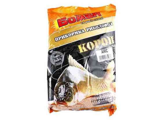 Прикормка для лову риби Аніс 900гр Короп ТМ Бомба Київ