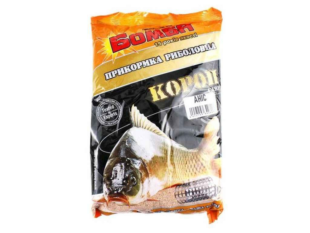 Прикормка для лову риби Аніс 900гр Короп ТМ Бомба Київ - фото 1