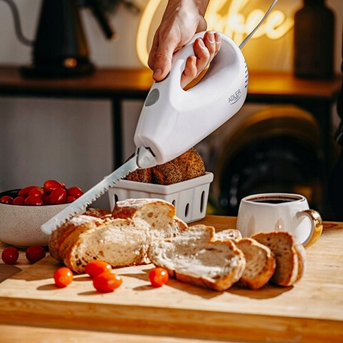 Электрический нож лезвие 17 см с 2 лезвиями Adler AD (4512) 180 Вт Нововолынск - изображение 8