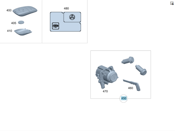 Mercedes-Benz  A0997600400 Личинка замку водійських дверей з ключем E-class W213 Maybach X222 S-class long V222 S-class short W222 S-class Coupe C217  Одеса