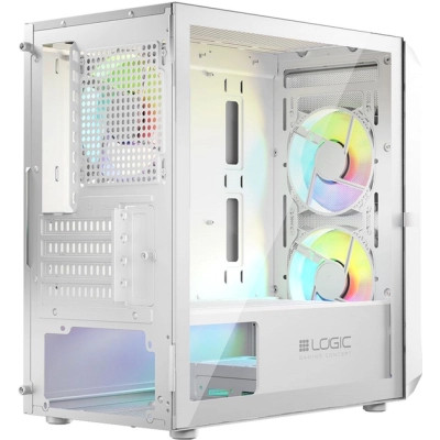 Корпус Logic concept PORTOS MESH+GLASS ARGB fans 3x120mm WHITE (AM-PORTOS-20-0000000-0002) Винница - изображение 7