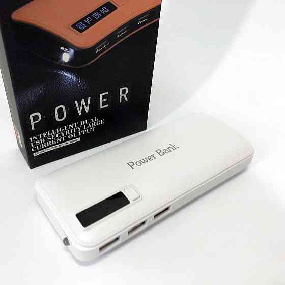 Портативное Зарядное Устройство Павербанк 50000 mAh 3хUSB Power Bank Smart Tech White IC-44 Львов