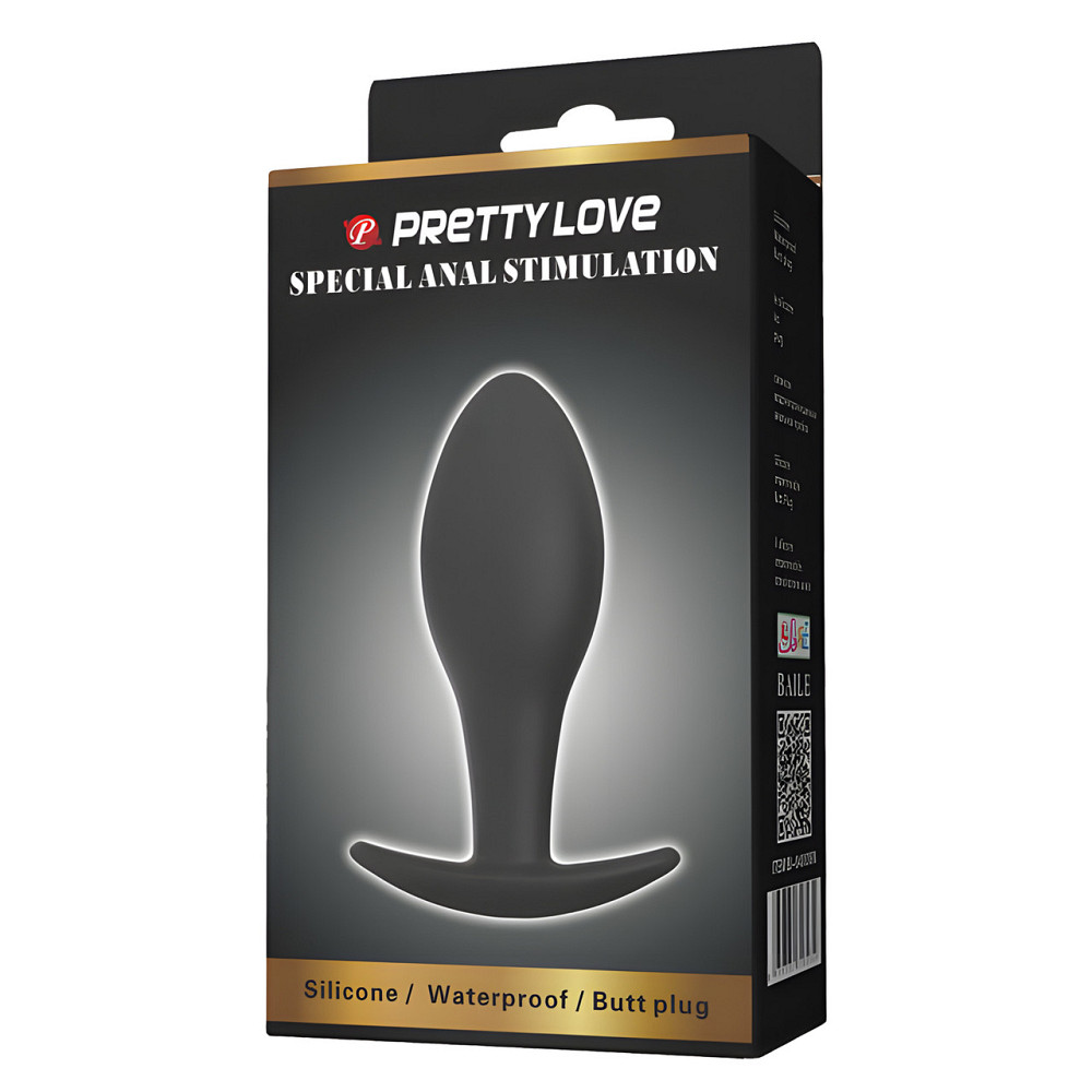 Анальная пробка - Pretty Love Special Anal Stimulation Butt Plug Black Sex Aura Киев - изображение 7