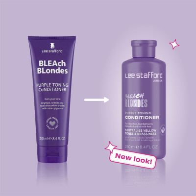Кондиционер для волос Lee Stafford Bleach Blondes Purple Toning Conditioner 50 мл (5060282708372) Винница - изображение 2