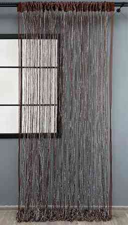 Шторы-нити Rovi Premium с люрексом Коричневый 300х300см 1 шт (61-115) Киев