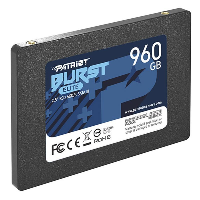 Накопичувач SSD Patriot Burst Elite 960GB 2.5" 7mm SATAIII TLC 3D Київ - фото 4