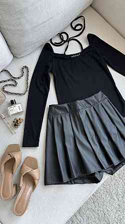 Жіноча стильна базова кофточка трикотаж рубчик Чорний, 54/56 Одеса