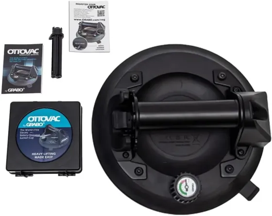 GRABO OTTOVAC Bateryjna Przyssawka Próżniowa z Manometrem Валіза Київ