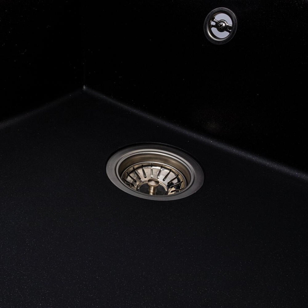 VALESO Гранітна мийка VALESO CALYPSO 7950 матова Чорний металік Коломыя - изображение 13