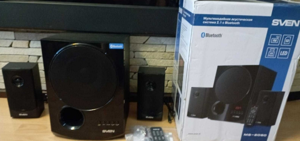 Колонки 2.1 SVEN MS-2080 Bluetooth (USB, SD, FM) Харьков - изображение 3