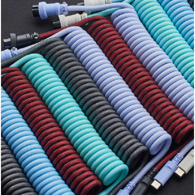 Дата кабель USB 2.0 AM to USB-C 1.37m coiled gray-black HyperX (6J679AA) Вінниця - фото 2