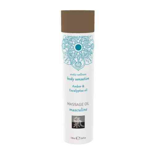 Массажное масло Shiatsu Massage Oil Amber & Eucalyptus oil 100ml Sex Aura Киев