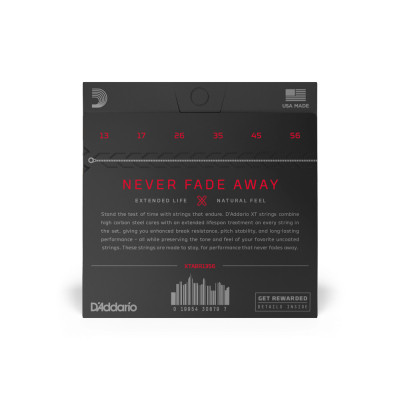 Струни для гітари D'Addario XT 80/20 Bronze Medium (13-56) (XTABR1356) Вінниця - фото 3