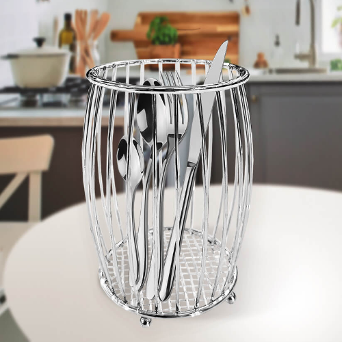 Підставка для кухонного приладдя d11см/h19см нержавіюча сталь MR-1031 Maestro Житомир - фото 3