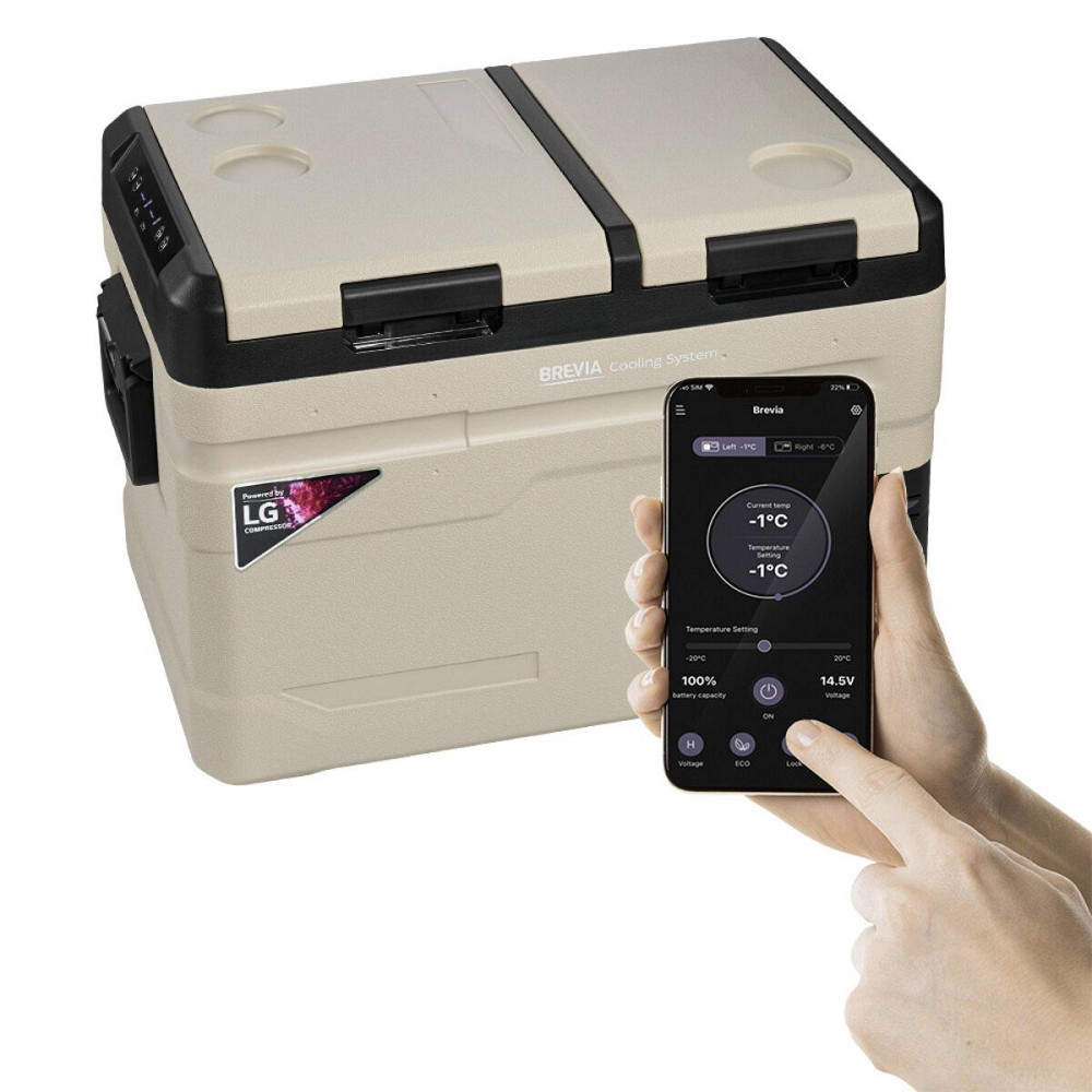 Холодильник автомобильный Brevia 38л (компрессор LG) двухкамерный 23425 Киев - изображение 2