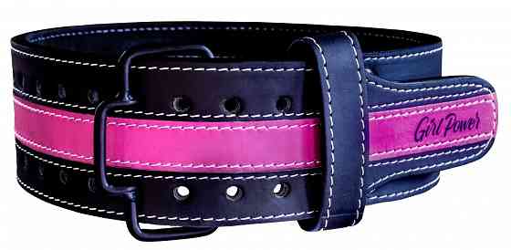 Пояс для важкої атлетики Power System PS-3870 Girl Power Black/Pink S Каменское