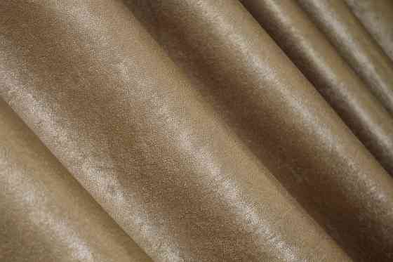 Комплект готовых штор VR-Textil Лен Парма № 1354ш Темно-золотистый 150х270 см 2 шт (33-0194) Киев