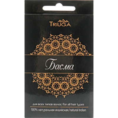 Басма Triuga Аюрведична Чорна 25 г (8908003544267) Вінниця - фото 1