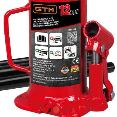Домкрат GTM гидравлический бутылочный 12т (240-460мм) (TH91204) Винница