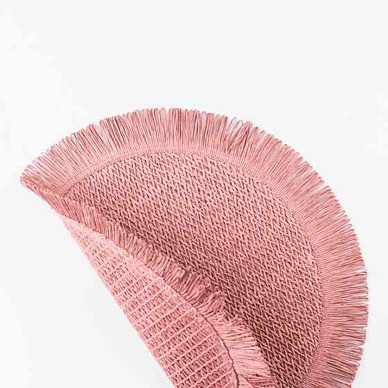 Yiwu Серветка сервірувальна на стіл кругла Ø38 (см) під тарілки Рожева HP-35-7P Коломия