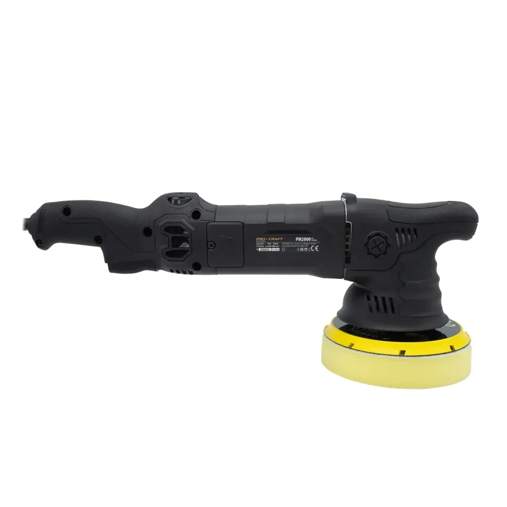 Полировальная машинка для авто Procraft PM2000, Эксцентриковая машина полировальная 1000 Вт,Полировальная машина 150 мм Львов - изображение 4