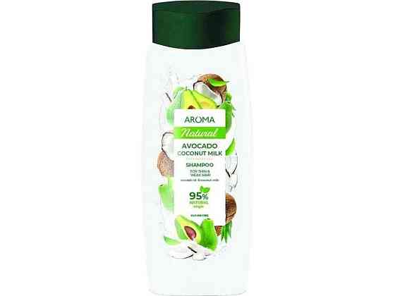 Шампунь 400мл Natural Авокадо и кокосовое молоко ТМ AROMA Киев