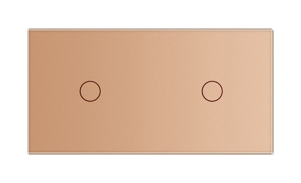 Розумний сенсорний ZigBee вимикач 2 сенсора (1-1) Livolo золото (VL-C701Z/C701Z-13) Коломыя - изображение 10