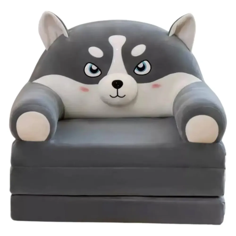 Мягкое детское кресло плюшевое, мягкое кресло-кровать для детей Вовк Серый Коломыя - изображение 6