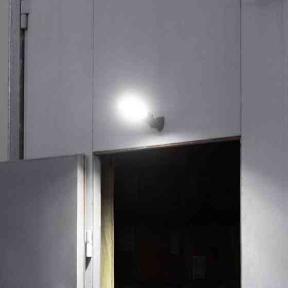 Світильник акумуляторний настінний 6 COB, вуличний, сонячна панель, датчик руху, ДК INTERTOOL LB-0115 Київ