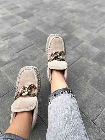 Marko Жіночі черевики DE MARKO бежеві замша натуральна весна-осінь 37р. 38р. (4799) Коломыя