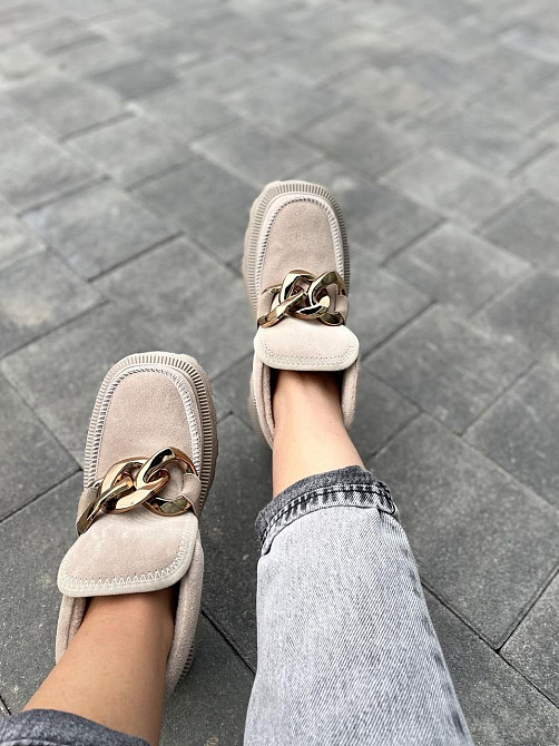 Marko Жіночі черевики DE MARKO бежеві замша натуральна весна-осінь 37р. 38р. (4799) Коломыя - изображение 5