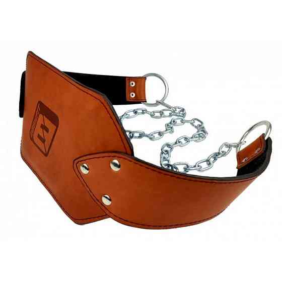 Пояс для обтяжень EasyFit EF-DBC-200-BR шкіра, до 200 кг, коричневий Вінниця