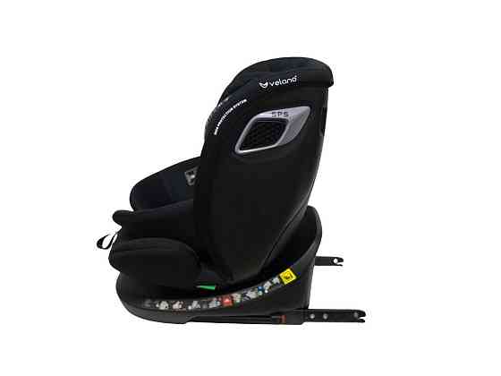 Автокресло VELANO Vento 360° i-Size 40–150 см, ISOFIX + опорная нога, black Киев