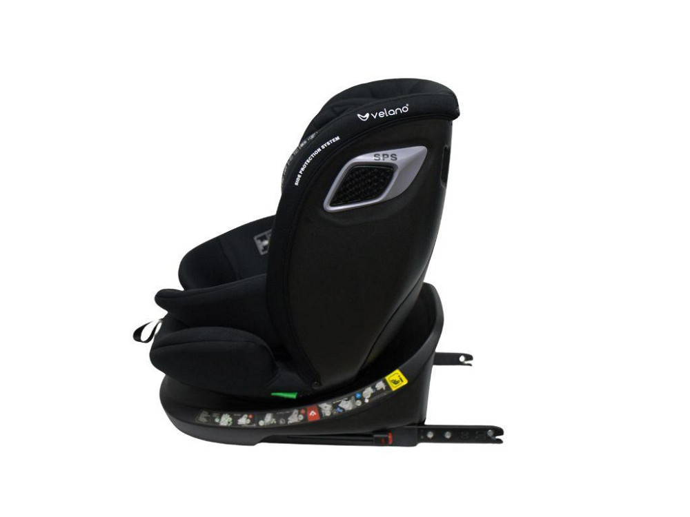 Автокресло VELANO Vento 360° i-Size 40–150 см, ISOFIX + опорная нога, black Киев - изображение 4