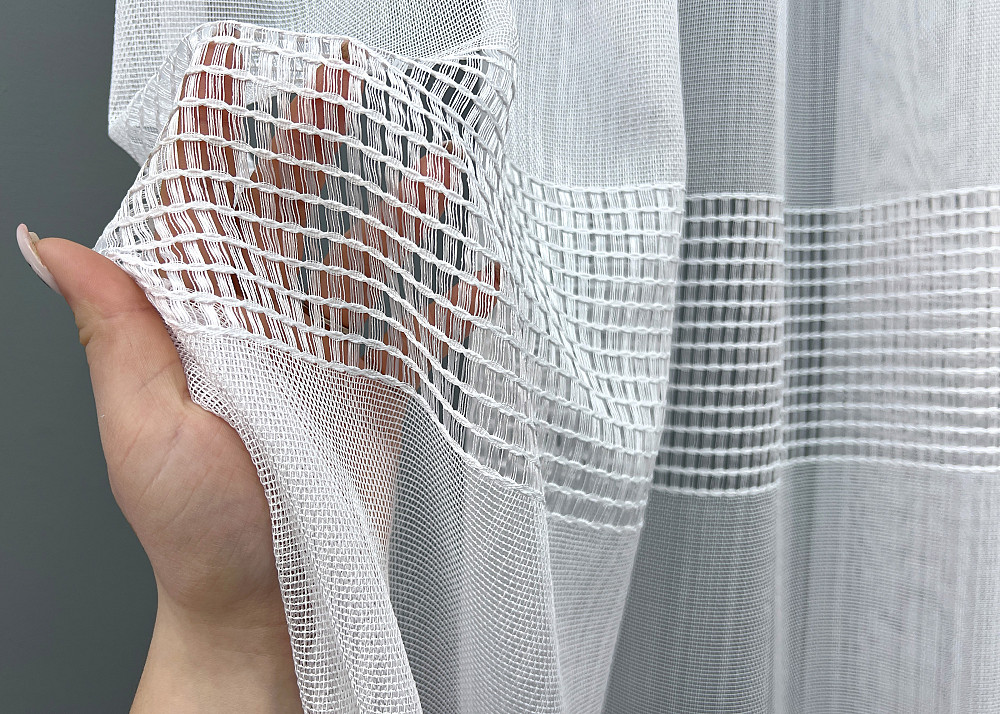 Тюль VR-Textil 2024т Жаккард Белый 400х270 см (42-1095) Киев - изображение 6