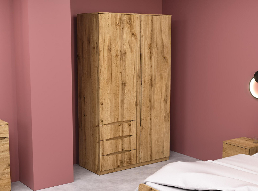 Шкаф Дельта 1, Дуб Аппалачи, 1200х550х2100 Львов - изображение 3