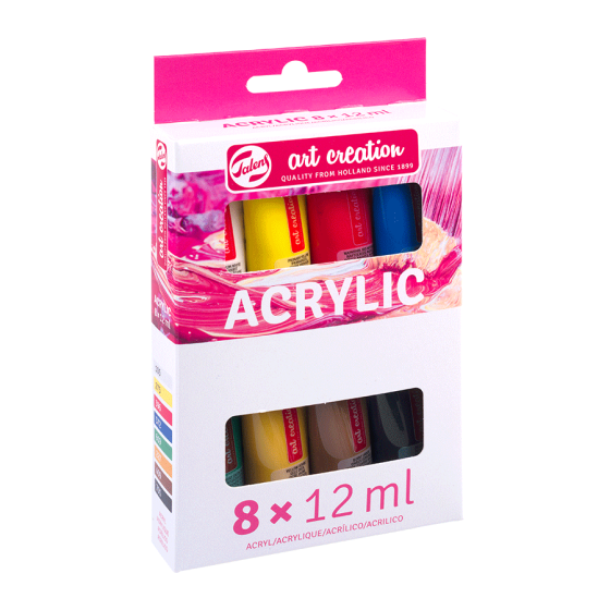 Набор акриловых красок ArtCreation 8x12 мл пластиковаяя туба Royal Talens Киев