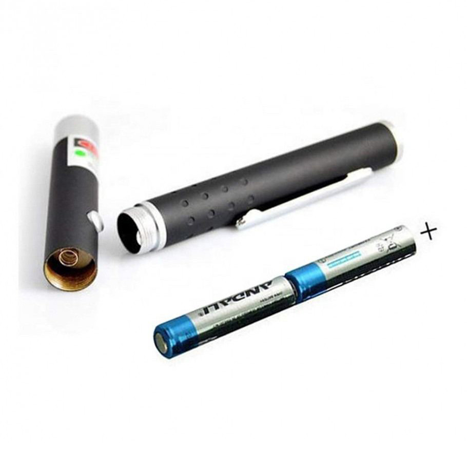 Лазер красного цвета на батарейках BIGEM BM-522 100 мВт лазерная указка с насадками Каменец-Подольский - изображение 7