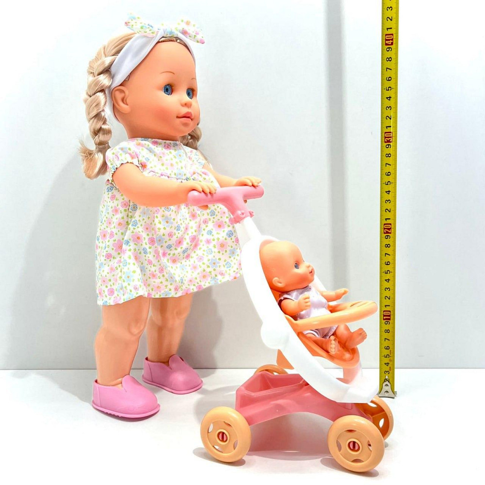Лялька з коляскою та малюком Даринка розмовляє українською мовою ходить співає пісні 40см (M 6194 I UА) Чернігів - фото 6