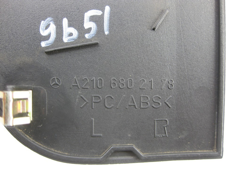 Mercedes-Benz  A2106802178 9B51 Кришка лівого торця панелі приладів антрацит E-Class W210 Одесса - изображение 8