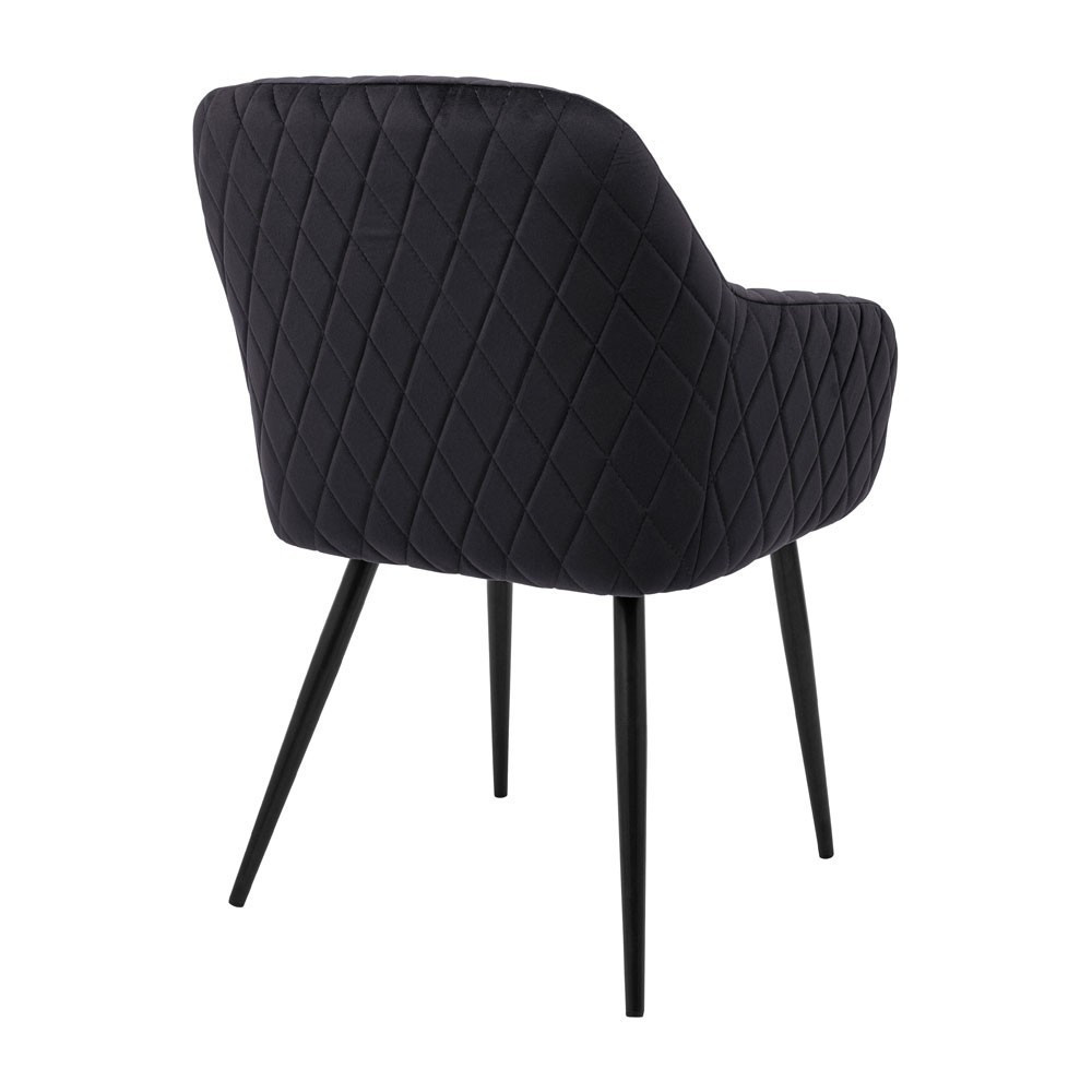 Стілець крісло м'який LibertyDesign U Jasmine 100 чорні ніжки Темно-сірий Київ - фото 4