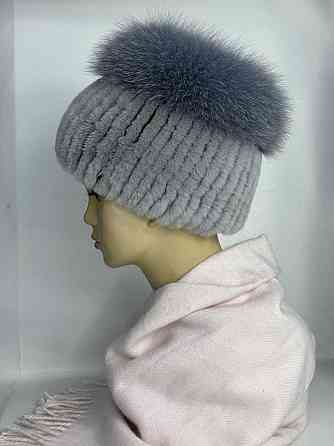 Шапка хутряна жіноча кубанка Медея Сірий Харків
