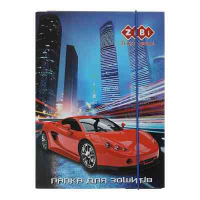 Папка для тетрадей ZiBi В5+ DRIVE картонная, на резинках (ZB.14962) Винница
