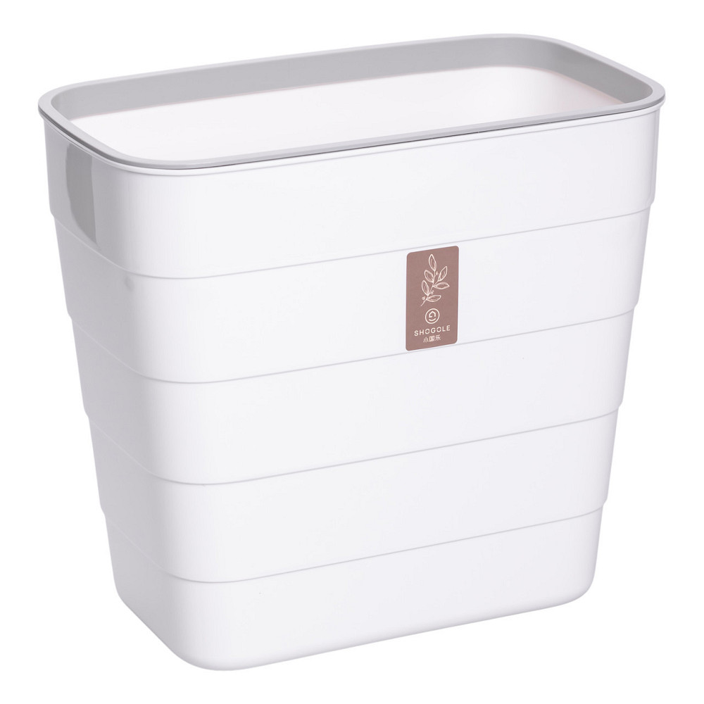 Пластикове сміттєве ведро на дверцята, 6 л, біле Київ - фото 5