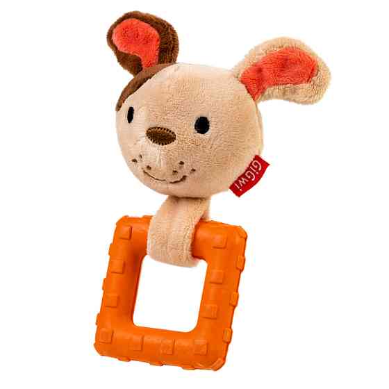 Игрушка для собак Собачка с пищалкой GiGwi Suppa Puppa, текстиль, резина, 15 см Киев