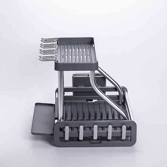 Сушарка для посуду двоярусна з піддоном HP-46-7 Коломыя