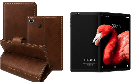 Книга-трансформер для планшета Facetel Q3, цвет Black Buno-Red Киев