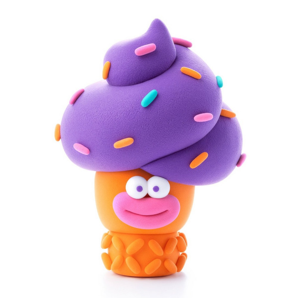 Набір пластиліну "Файні морозивка: Торнадик" ЛІПАКА 30144-UA01 самостійно твердіє Вінниця - фото 3