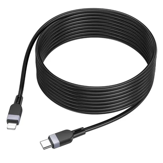 PD кабель Type-C lightning 27W 3m трехметровый (hoco) Одесса