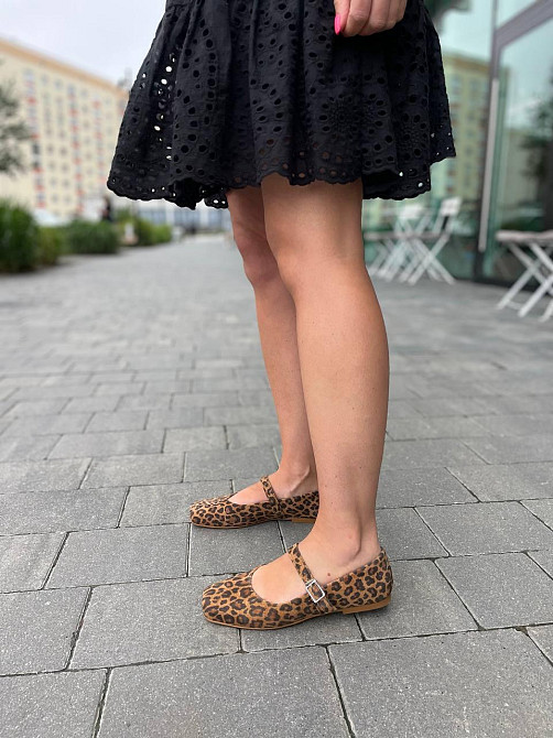 Zemira Балетки жіночі ZEMIRA леопард натуральна замша 36р. (5511) Коломия - фото 3